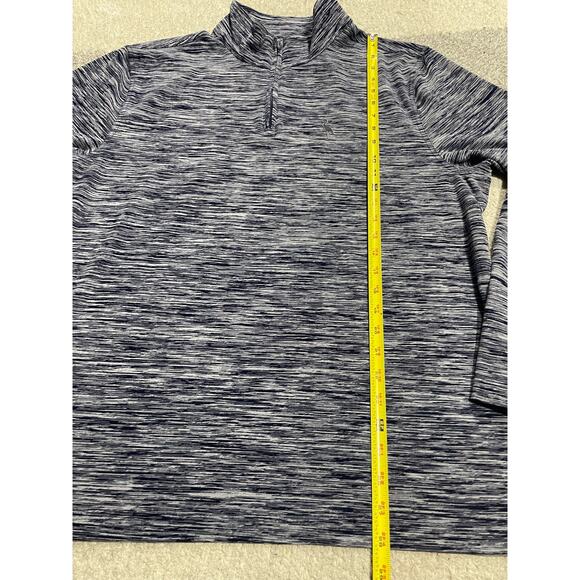 TailorByrd Sport Quarter Zip Mens Sz Large Long Sleeve Athletic Blue MSRP $90 - Picture 3 of 11